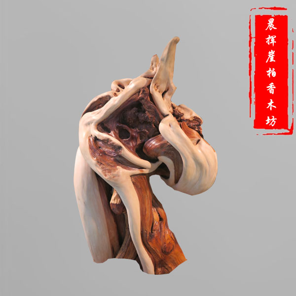 崖柏根雕刻品-大件-16