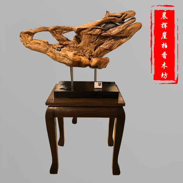 崖柏根雕刻品-大件-3