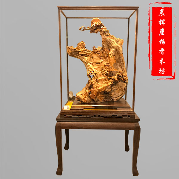 崖柏根雕刻品-大件-6