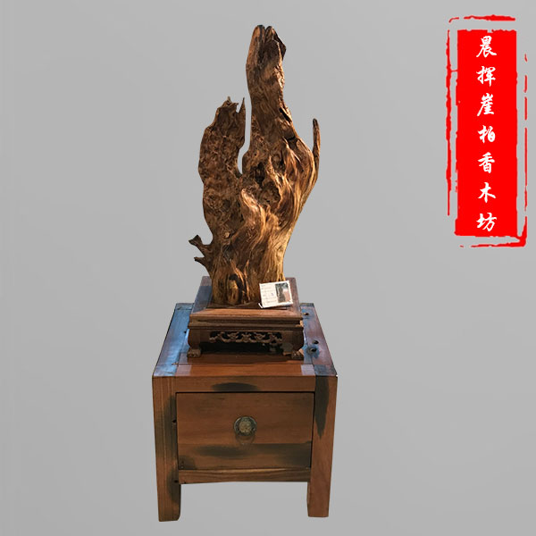 崖柏根雕刻品-大件-42