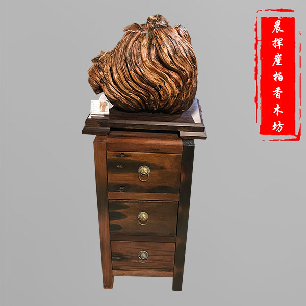 崖柏根雕刻品-大件-44