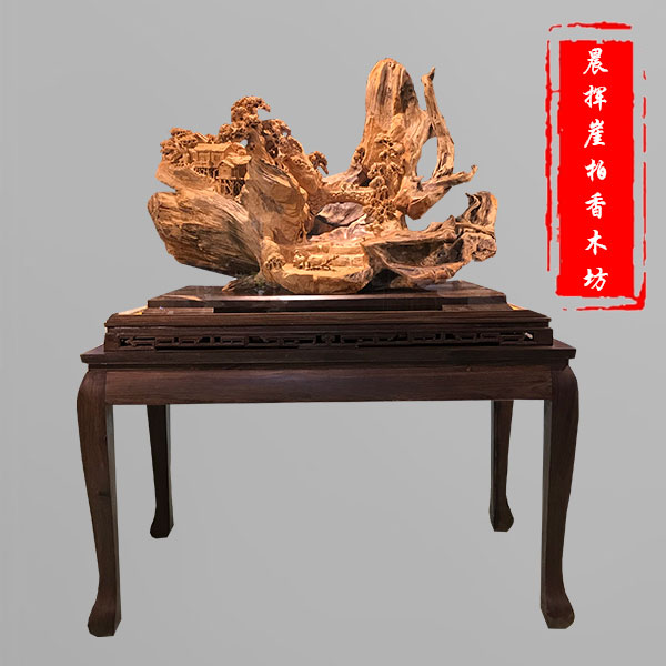 崖柏根雕刻品-大件-51