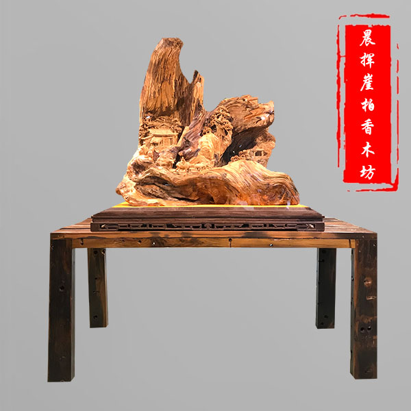 崖柏根雕刻品-大件-52