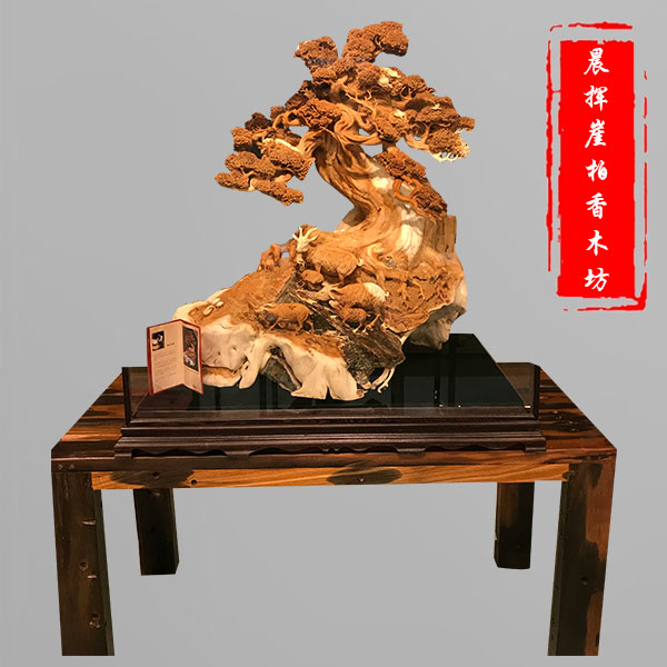 崖柏根雕刻品-大件-53