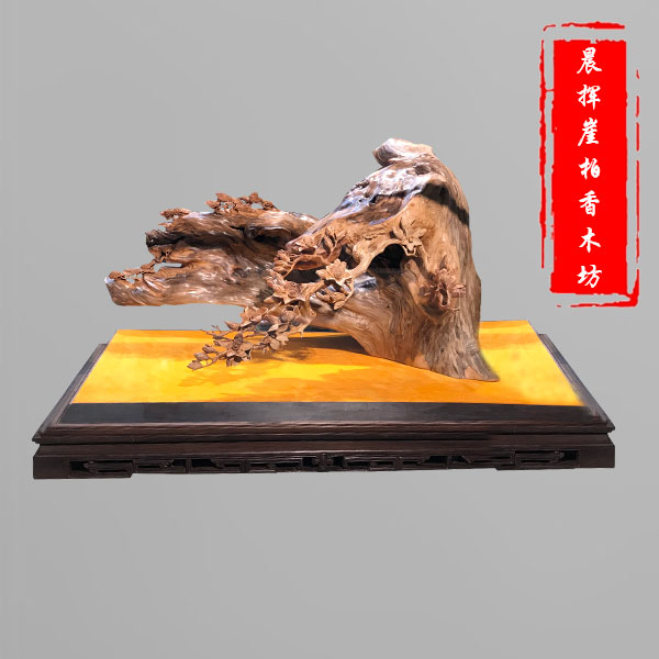 崖柏根雕刻品-大件-59