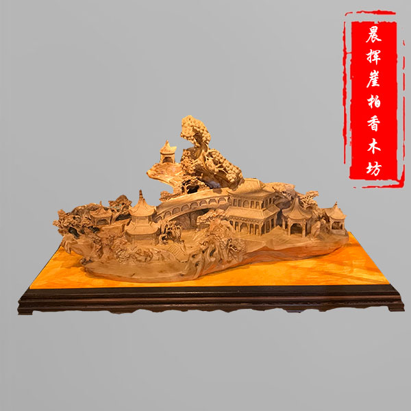 崖柏根雕刻品-大件-60