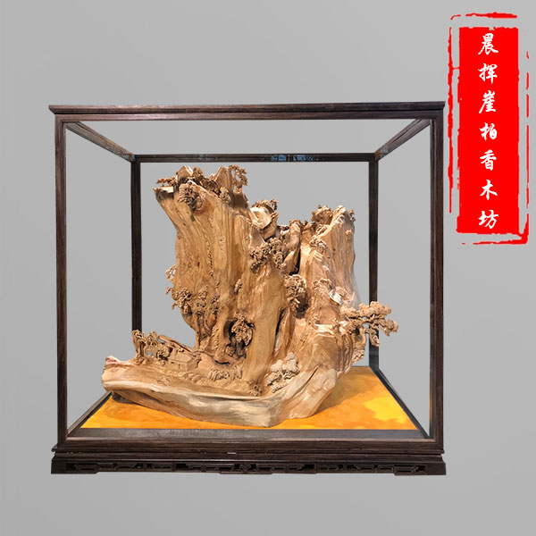 崖柏根雕刻品-大件-72