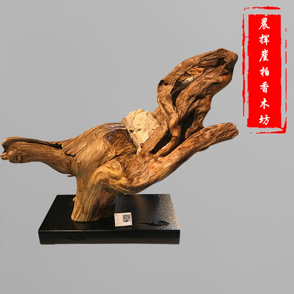 崖柏根雕刻品-大件-81