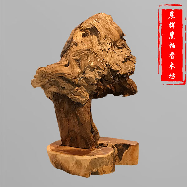 崖柏根雕刻品-大件-76
