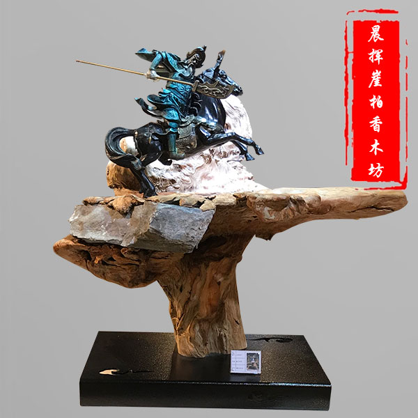 崖柏木铜雕-25